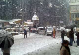 manali gets more snow most of himachal freezes -... manali gets more snow most of himachal freezes -...