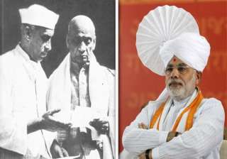 modi criticizes nehru for kashmir praises sardar... modi criticizes nehru for kashmir praises sardar...