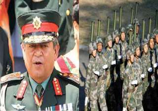 nepalese army chief general gaurav shumsher rana... nepalese army chief general gaurav shumsher rana...