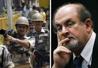 no info of threat to rushdie s life says... no info of threat to rushdie s life says...