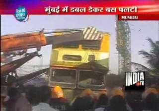 one biker killed 18 injured as bus overturns in... one biker killed 18 injured as bus overturns in...