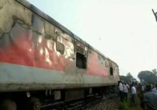 pantry car on rajdhani express catches fire in... pantry car on rajdhani express catches fire in...