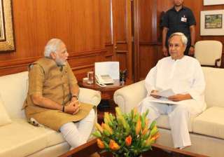patnaik meets pm to seek special status for... patnaik meets pm to seek special status for...