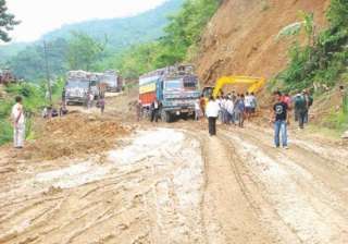 people in manipur evacuate due to landslides... people in manipur evacuate due to landslides...