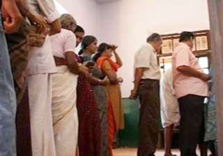 polling official applied indelible ink on... polling official applied indelible ink on...