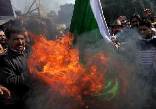 protests by shiv sena against pak ceasefire... protests by shiv sena against pak ceasefire...