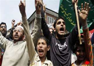 protests in kupwara after a man dies in army... protests in kupwara after a man dies in army...