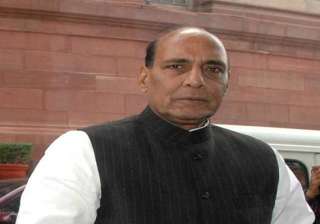 rajnath singh asks delhi police to act firmly... rajnath singh asks delhi police to act firmly...