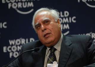 sibal accuses sad bjp of double standards on... sibal accuses sad bjp of double standards on...