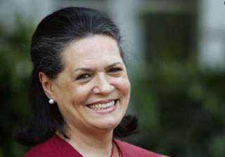 sonia congratulates karnataka congress on winning... sonia congratulates karnataka congress on winning...