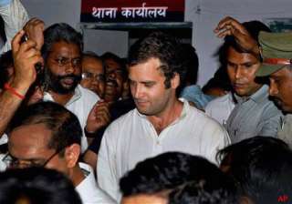 stampede like situation at rahul s convention... stampede like situation at rahul s convention...