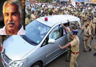 stoning of chandy ldf workers held cm in hospital... stoning of chandy ldf workers held cm in hospital...