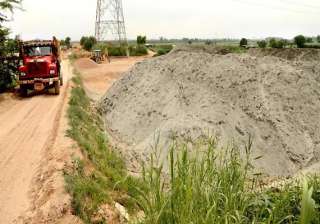 team inspects sand mining sites in noida - India... team inspects sand mining sites in noida - India...