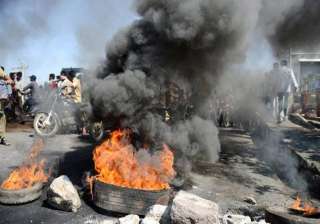 telangana curfew in vizianagaram as violence... telangana curfew in vizianagaram as violence...