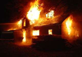 three women of family burnt to death in house... three women of family burnt to death in house...