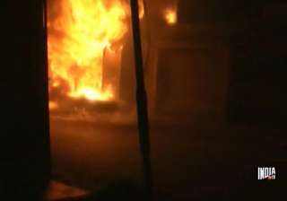 three killed five injured in cracker blast in up... three killed five injured in cracker blast in up...