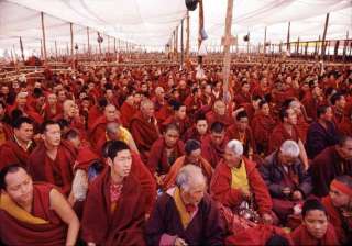 tibetans head to leh to participate in kalachakra... tibetans head to leh to participate in kalachakra...