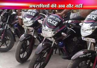 up police unveils traffic mobile squad in lucknow... up police unveils traffic mobile squad in lucknow...