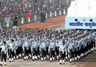 woman leads indian air force contingent for the... woman leads indian air force contingent for the...