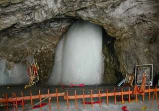 18 feet high amarnath cave lingam this year... 18 feet high amarnath cave lingam this year...