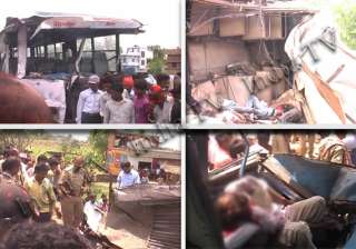 20 killed in collision between two buses in... 20 killed in collision between two buses in...