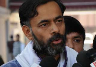 aap s yogendra yadav has two acres land rs.2 000... aap s yogendra yadav has two acres land rs.2 000...