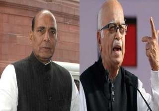 advani can choose his constituency says rajnath -... advani can choose his constituency says rajnath -...
