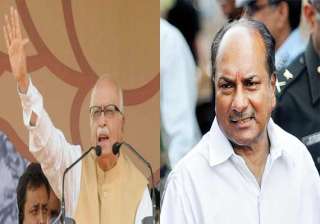 advani welcomes antony s honest soul searching on... advani welcomes antony s honest soul searching on...
