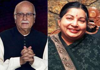 advani meets jayalalithaa both to co ordinate on... advani meets jayalalithaa both to co ordinate on...