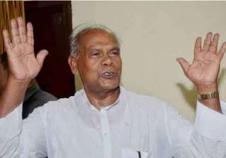 anti bjpism is the issue now jitan ram manjhi -... anti bjpism is the issue now jitan ram manjhi -...
