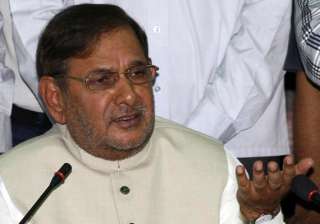 asaram s supporters meet jd u chief sharad yadav... asaram s supporters meet jd u chief sharad yadav...
