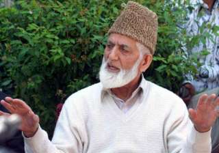 centre not serious about dialogue geelani - India... centre not serious about dialogue geelani - India...