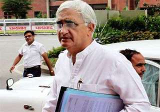 cong backs khurshid on quota issue - India TV cong backs khurshid on quota issue - India TV