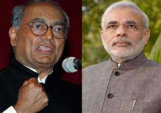 digvijay to take on modi as congress candidate in... digvijay to take on modi as congress candidate in...