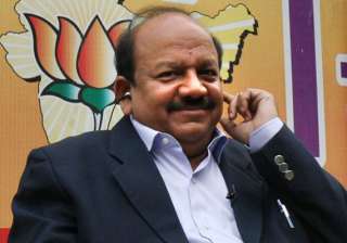 harsh vardhan files nomination papers from... harsh vardhan files nomination papers from...