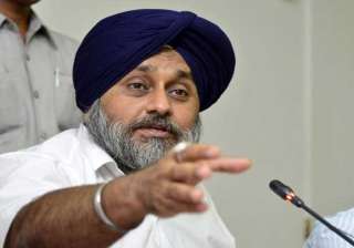 shiromani akali dal holds dharna against drug... shiromani akali dal holds dharna against drug...