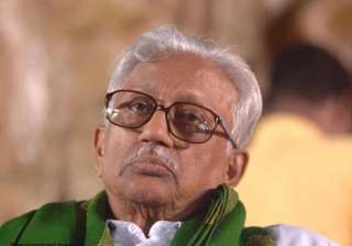 dmk general secretary anbazhagan hospitalised -... dmk general secretary anbazhagan hospitalised -...