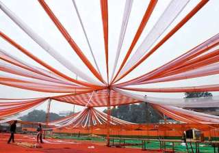 ramlila maidan gears up to host modi on jan 10 -... ramlila maidan gears up to host modi on jan 10 -...