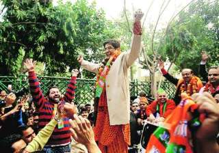 surveys says bjp to get absolute majority in... surveys says bjp to get absolute majority in...