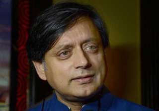 tharoor lashes out at media says he is being... tharoor lashes out at media says he is being...