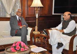j k governor meets jaitley rajnath singh - India... j k governor meets jaitley rajnath singh - India...