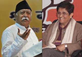 mohan bhagwat upset with bjp move to project... mohan bhagwat upset with bjp move to project...