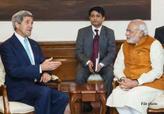 kerry modi to discuss agenda for obama s visit... kerry modi to discuss agenda for obama s visit...
