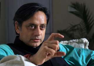 tharoor meets ahmad patel brief discussion on... tharoor meets ahmad patel brief discussion on...