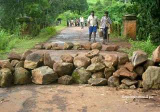 cms meet to speed up road links in maoist hit... cms meet to speed up road links in maoist hit...