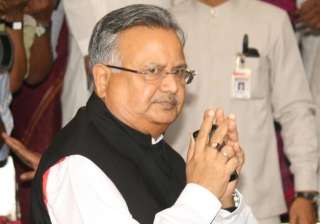 chhattisgarh cm strongly condemns maoist attack... chhattisgarh cm strongly condemns maoist attack...