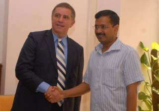 ambassador of israel daniel carmon met kejriwal -... ambassador of israel daniel carmon met kejriwal -...