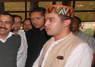 himachal clash virbhadra singh s son gets... himachal clash virbhadra singh s son gets...