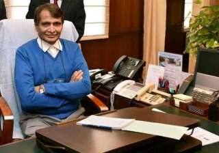 railway minister suresh prabhu to flag off three... railway minister suresh prabhu to flag off three...