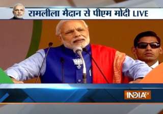 narendra modi targets kejriwal says delhi doesn t... narendra modi targets kejriwal says delhi doesn t...